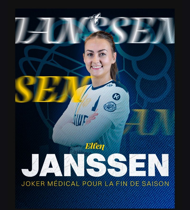 Transfert | Ellen Janssen, nouvelle gardienne des Louves jusqu’à la fin de la saison !